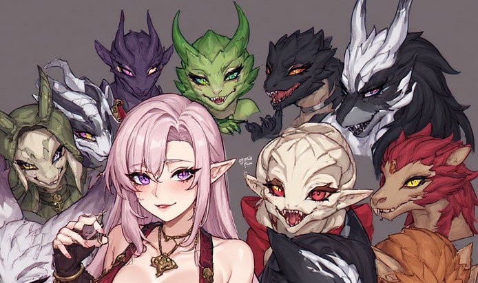 Cover art for The “In-Human” Haven , a fantasy scenario on AI Dungeon