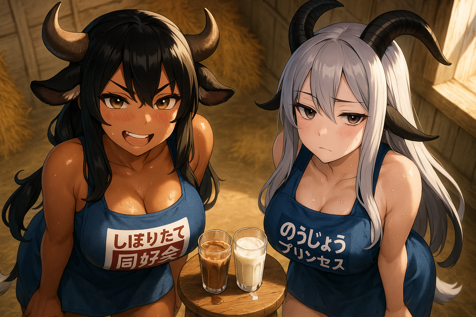 Cover art for Milk War, a roommates scenario on AI Dungeon