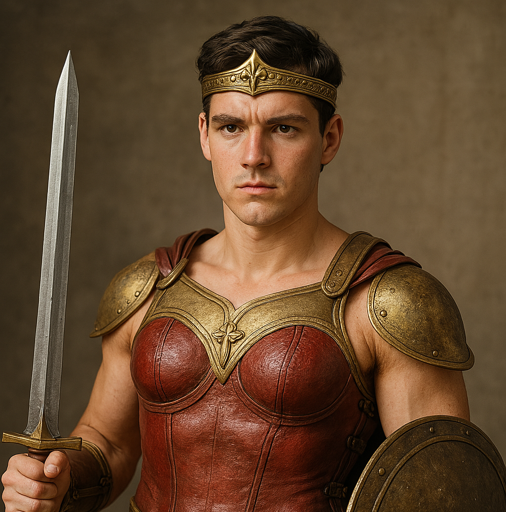 Cover art for Son of Themyscira, a comics scenario on AI Dungeon
