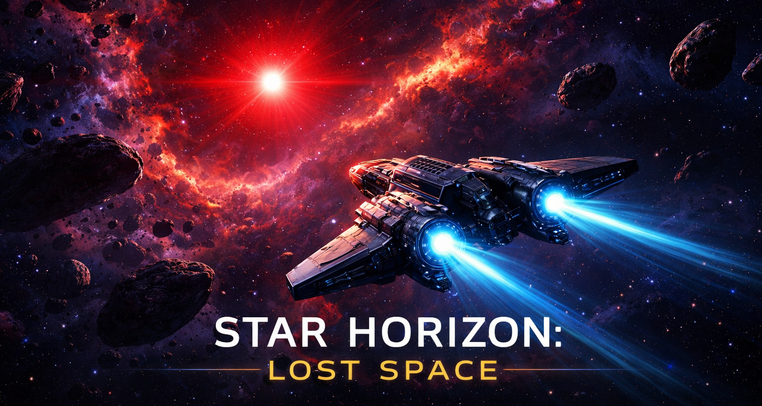 Cover art for Star Horizon: Lost Space, a space scenario on AI Dungeon