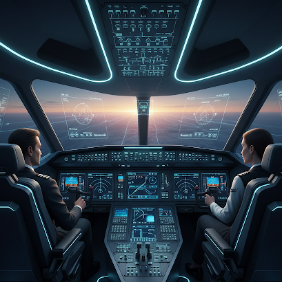 Cover art for The Unwilling Pilot, a scifi scenario on AI Dungeon