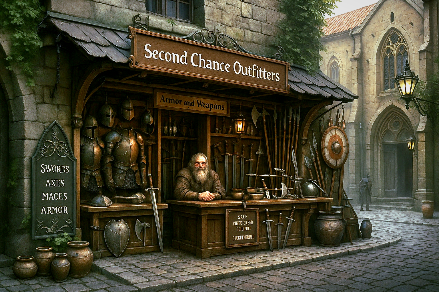 Cover art for Second Chance Outfitters, a magic scenario on AI Dungeon