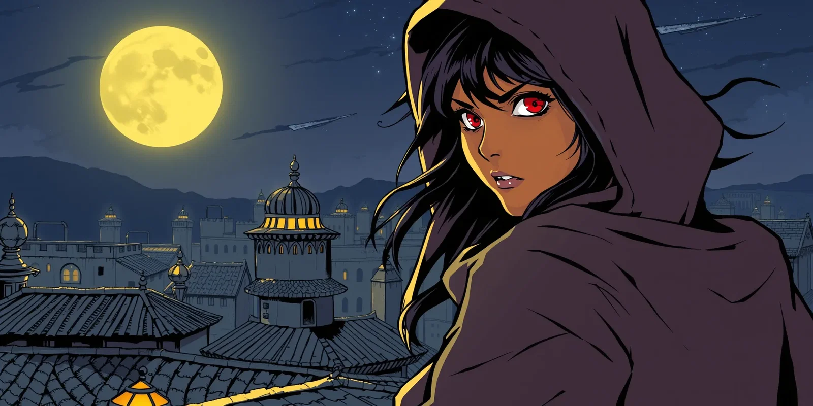 Cover art for The Forgetful Assassin, a fantasy scenario on AI Dungeon