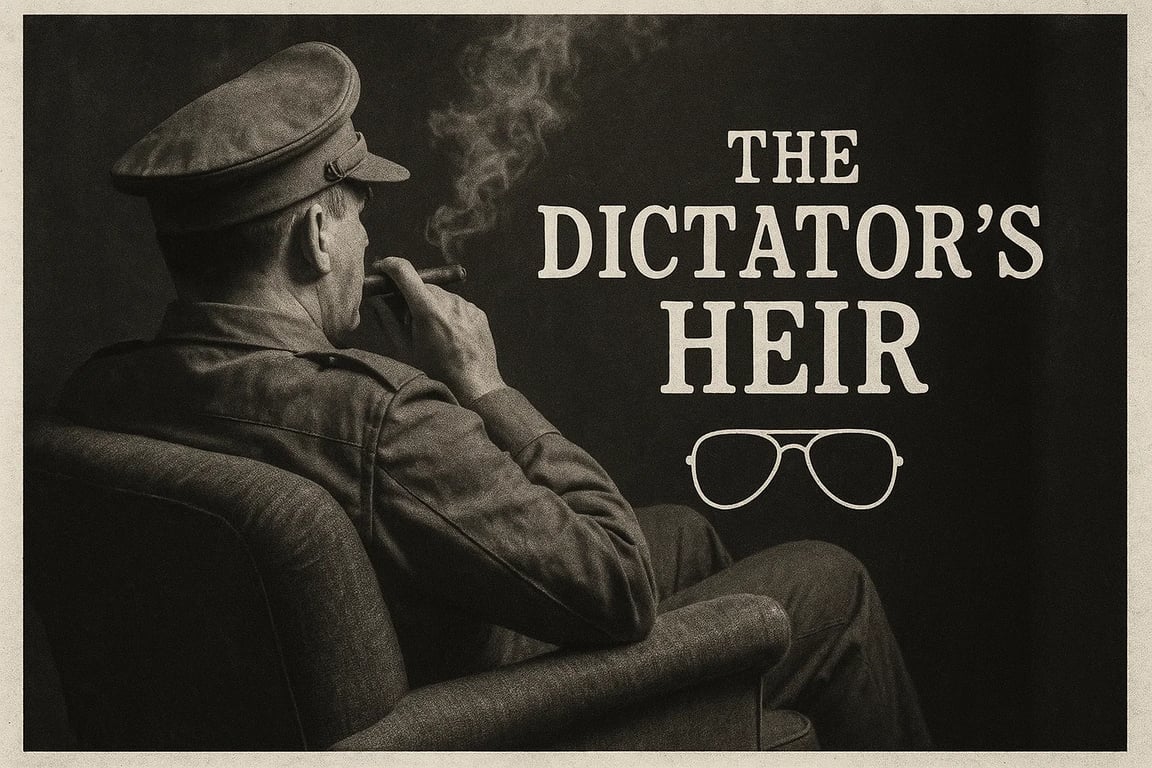 Cover art for The Dictator's Heir 🕶️, a dictator scenario on AI Dungeon