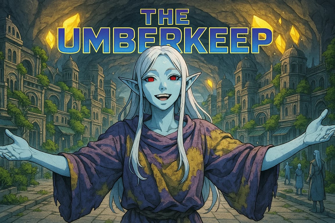 Cover art for The Umberkeep 🌃, a fantasy scenario on AI Dungeon