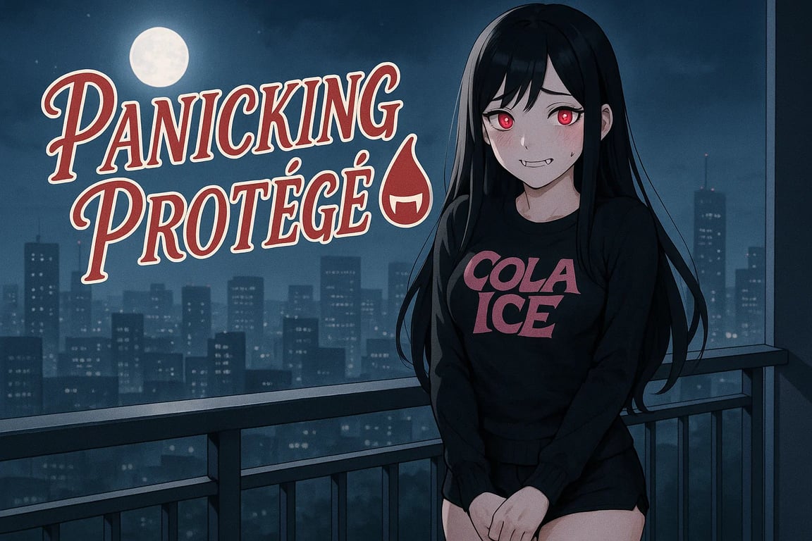 Cover art for Panicking Protégé🩸, a vampires scenario on AI Dungeon