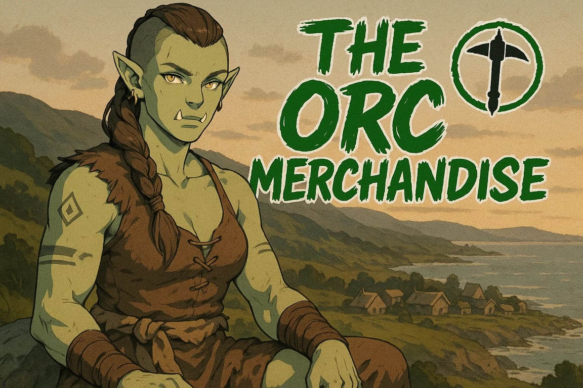 Cover art for The Orc Merchandise 💰, a fantasy scenario on AI Dungeon