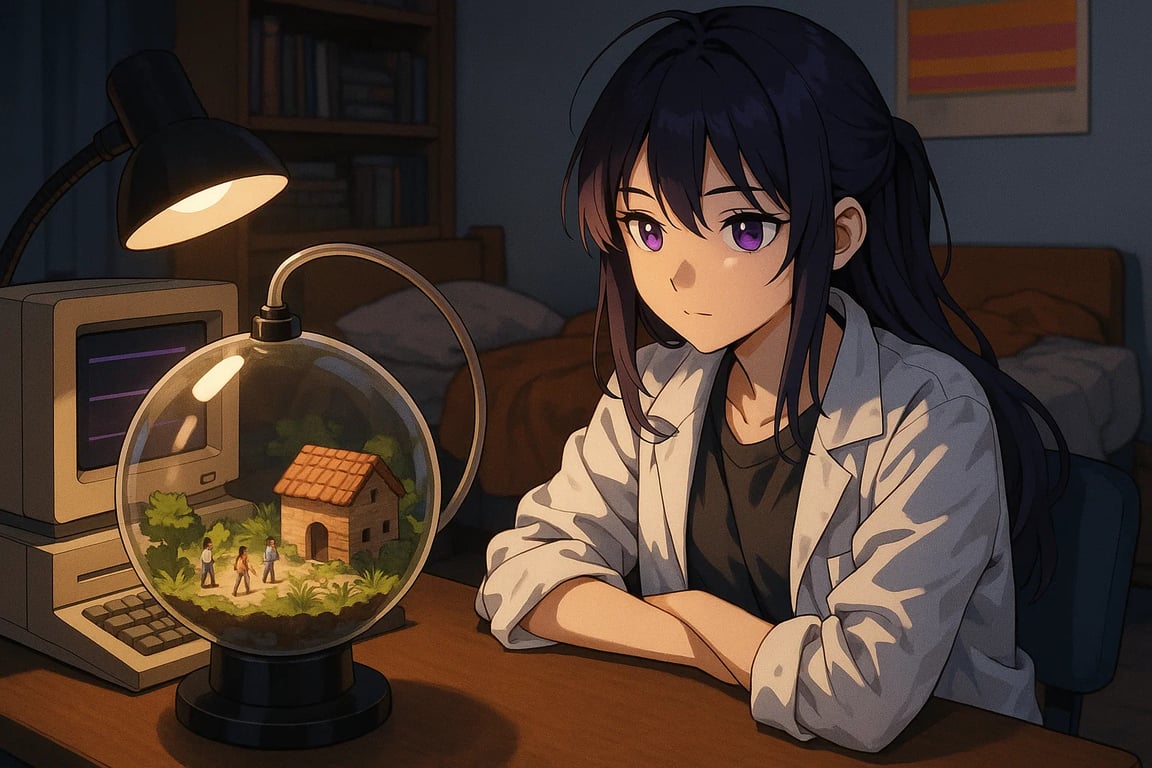 Cover art for Orbis Terrarium 🔮, a god scenario on AI Dungeon