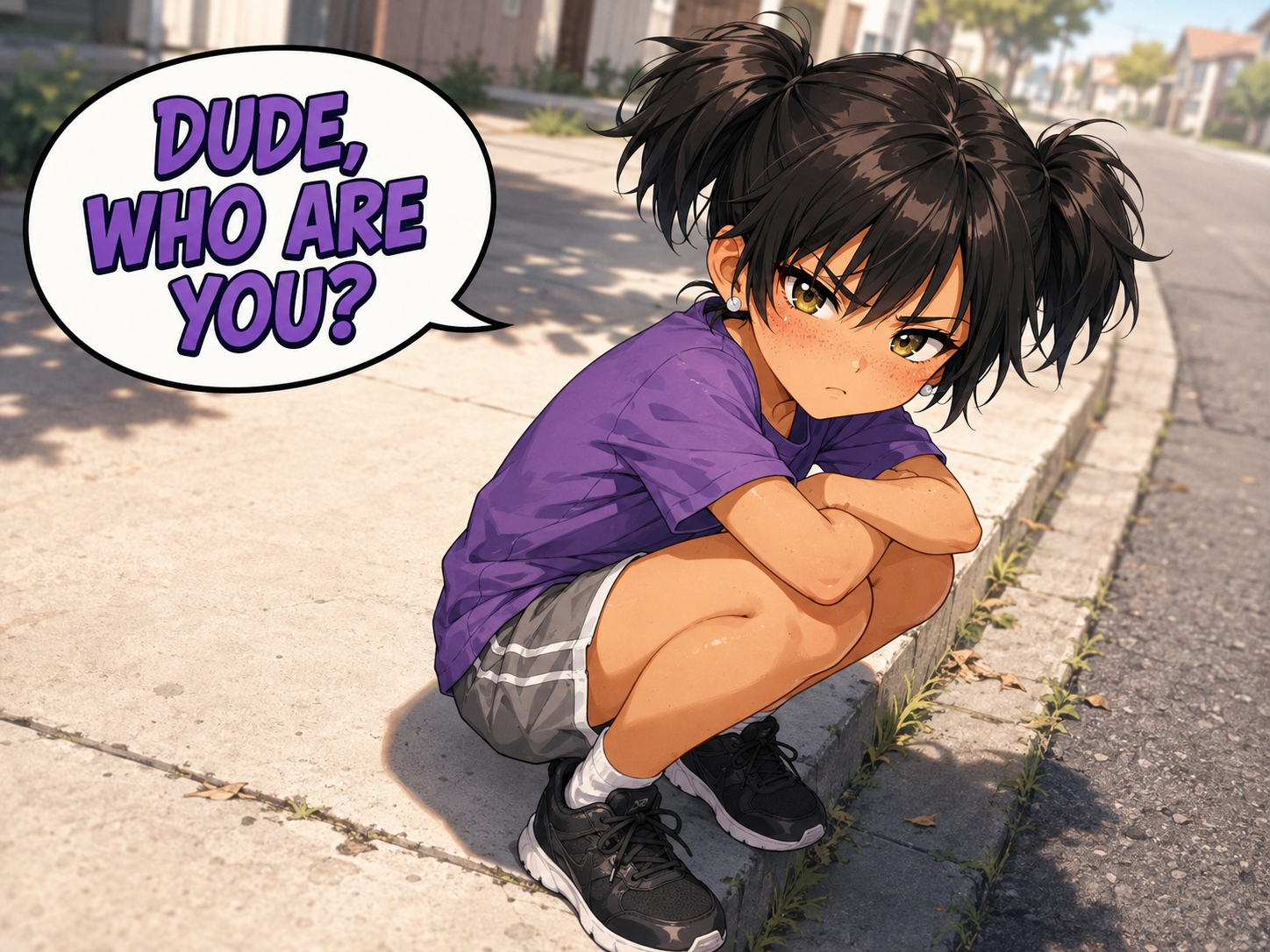 Cover art for Dude, Who Are You?, a val maroto scenario on AI Dungeon