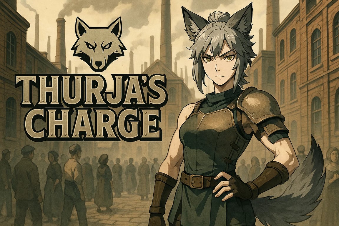 Cover art for Tharja's Charge🐺, a fantasy scenario on AI Dungeon