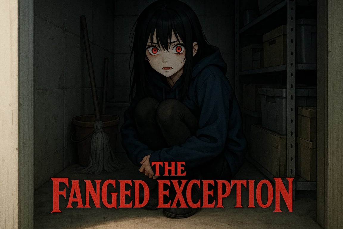 Cover art for The Fanged Exception 🩸, a vampire scenario on AI Dungeon