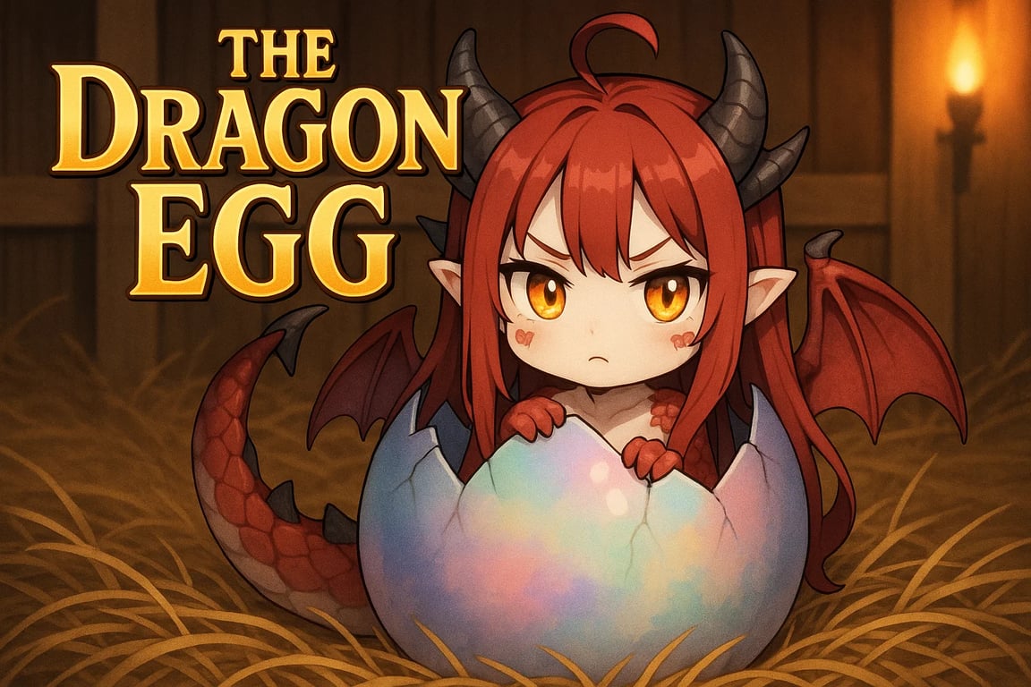 Cover art for The Dragon Egg 🥚, a dragons scenario on AI Dungeon