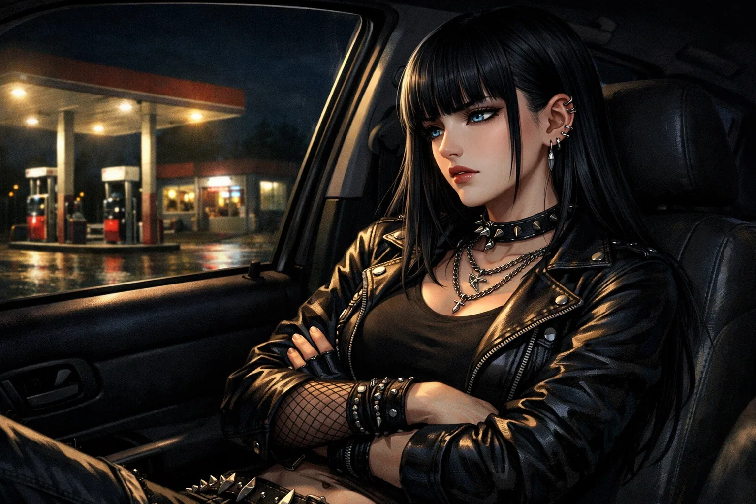 Cover art for Punk Girl 🎸, a slice of life scenario on AI Dungeon