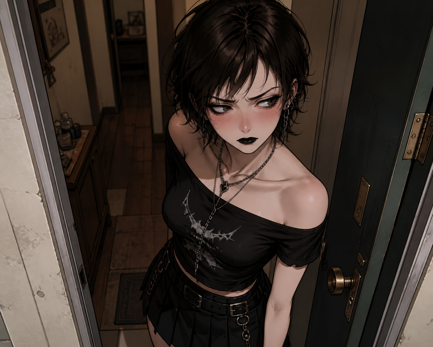 Cover art for Tomboy Gone Goth 🌙, a slice of life scenario on AI Dungeon