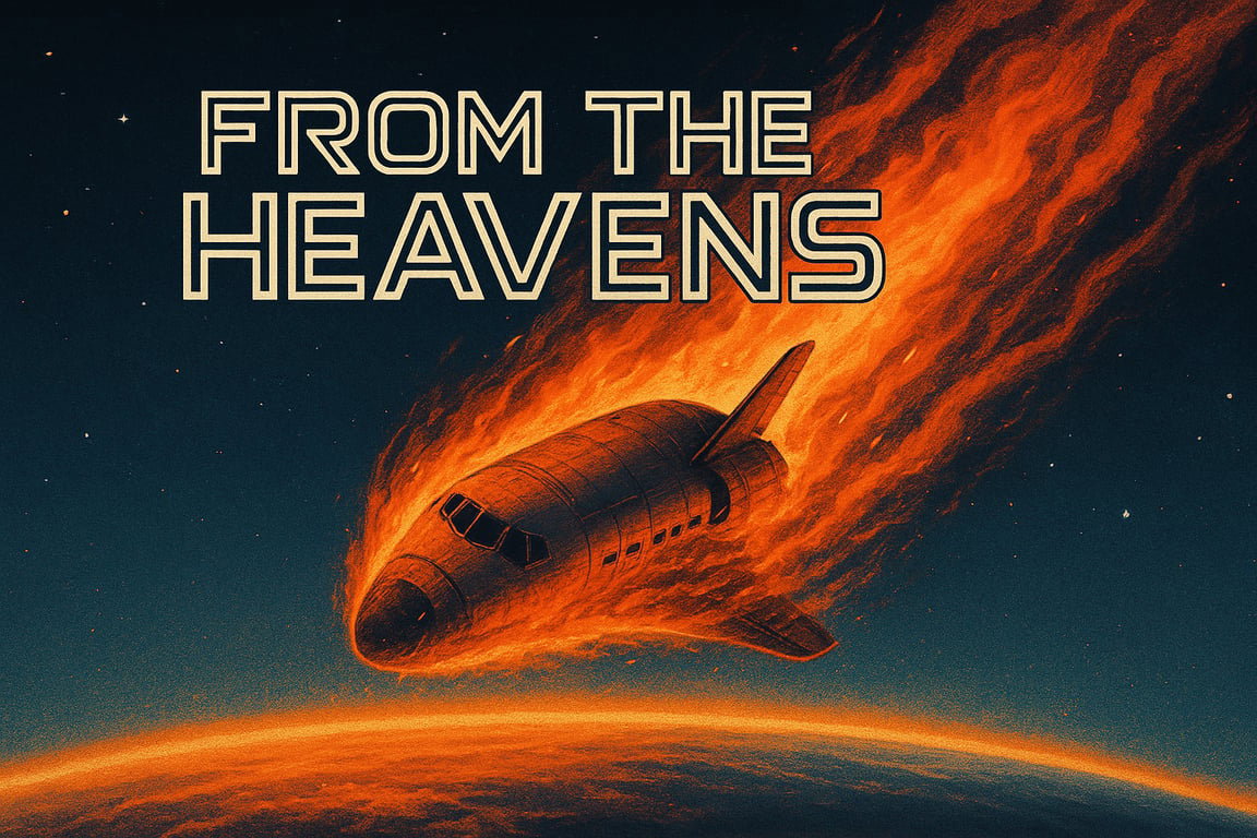 Cover art for đź’ĄFrom the Heavens, a space scenario on AI Dungeon
