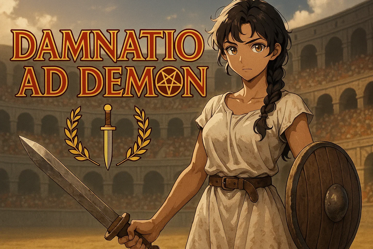 Cover art for Damnatio ad Demon⚔️, a summonersaga scenario on AI Dungeon