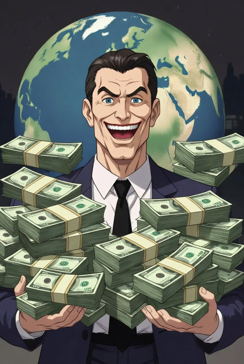 Cover art for Capitalism Simulator, an auto scenario on AI Dungeon