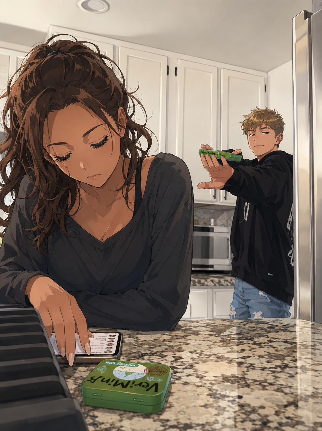 Cover art for She wants your help!, a wholesome scenario on AI Dungeon