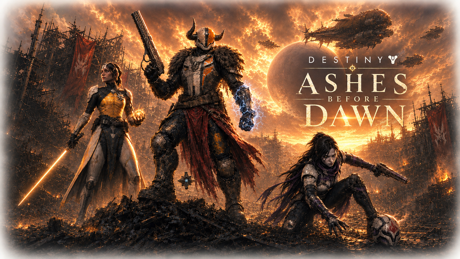 Cover art for Destiny: Ashes Before Dawn EARLY BETA, a destiny world on Voyage