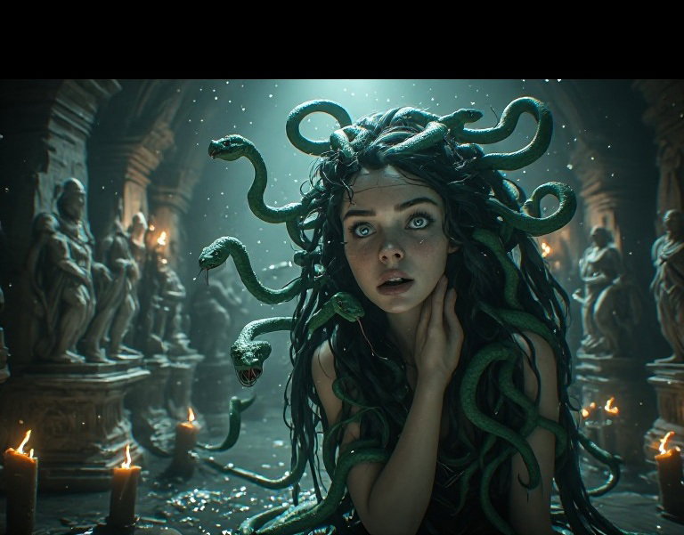 Cover art for Medusa, a fantasy scenario on AI Dungeon