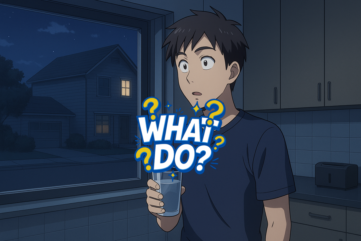 Cover art for ❓What Do? #10: "What Am I Looking At?", a sfw scenario on AI Dungeon