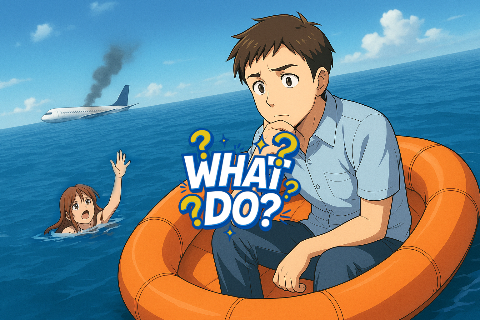 Cover art for ❓What Do? #2: Stranded, a sfw scenario on AI Dungeon