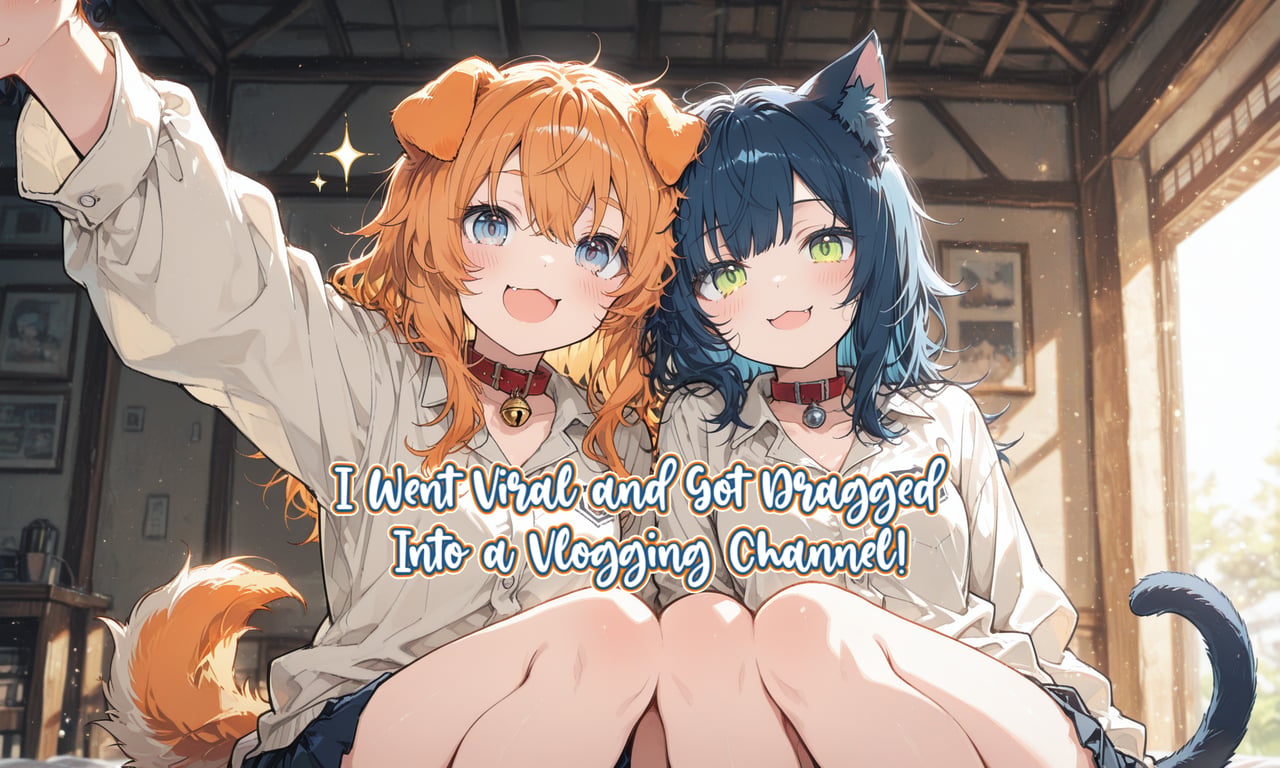 Cover art for 🎈FridayFunsies: I Went Viral and Got Dragged Into a Vlogging Channel!, an anime scenario on AI Dungeon