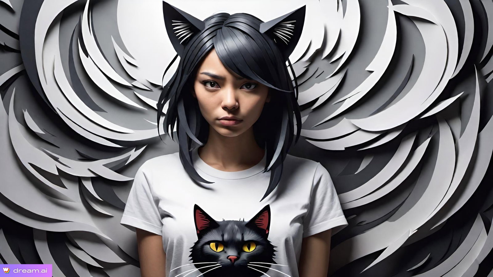 Cover art for I became my brother-in-law’s catgirl maid, a female lead scenario on AI Dungeon