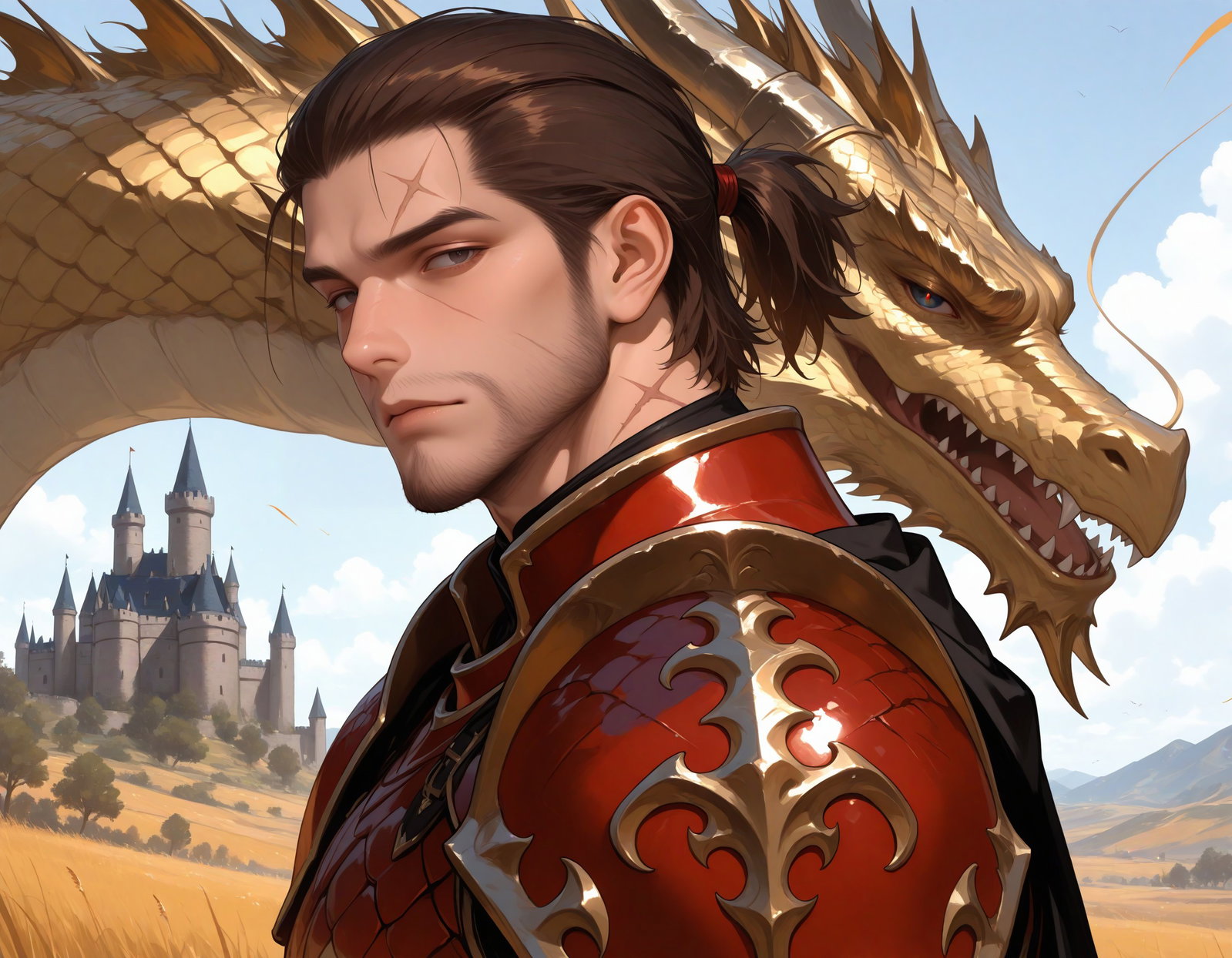 Cover art for Twicebound, a dragons scenario on AI Dungeon