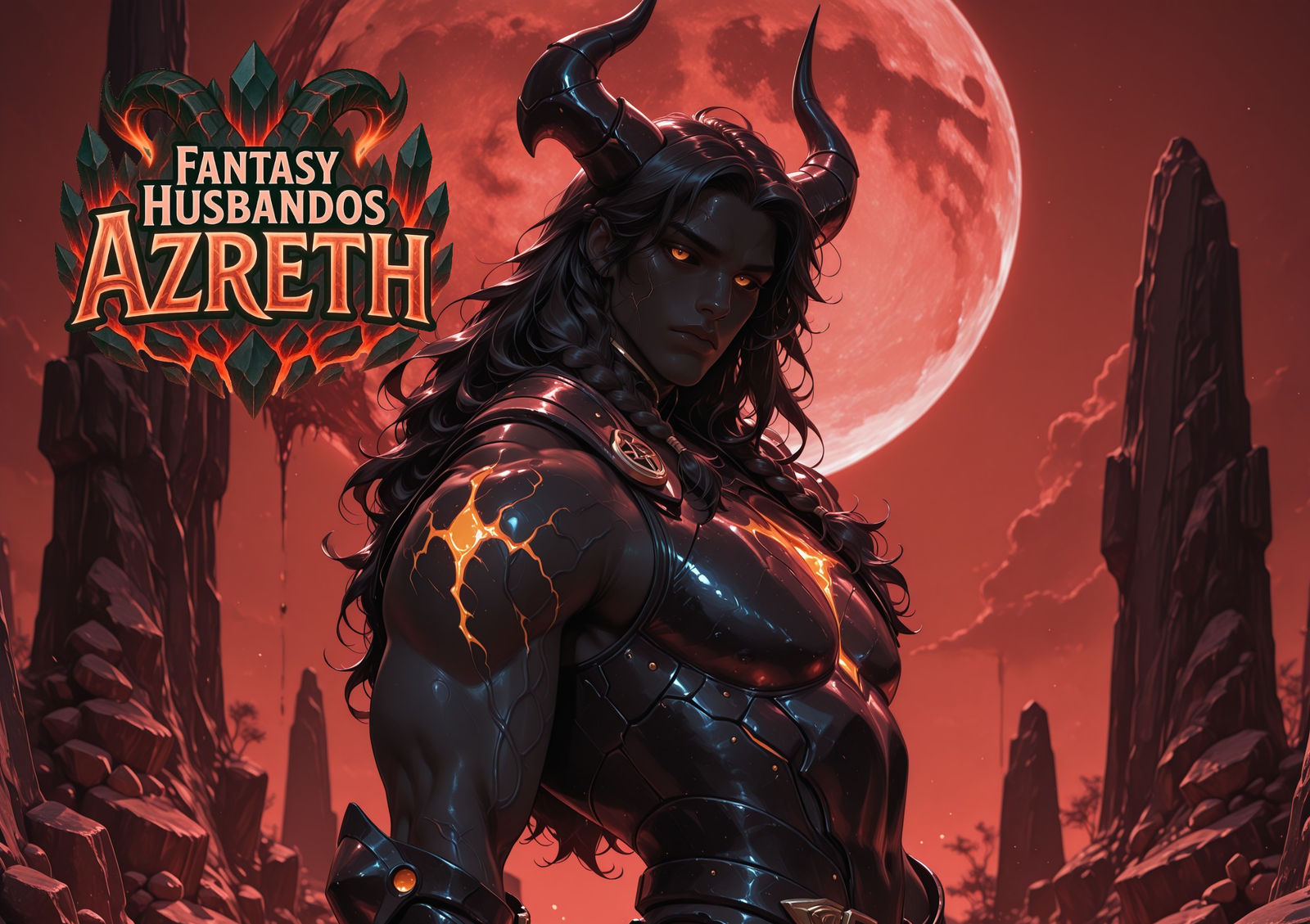 Cover art for ✨ Fantasy Husbandos: Azreth ❤️🔥 (IS 🎭), a savehusbandos scenario on AI Dungeon