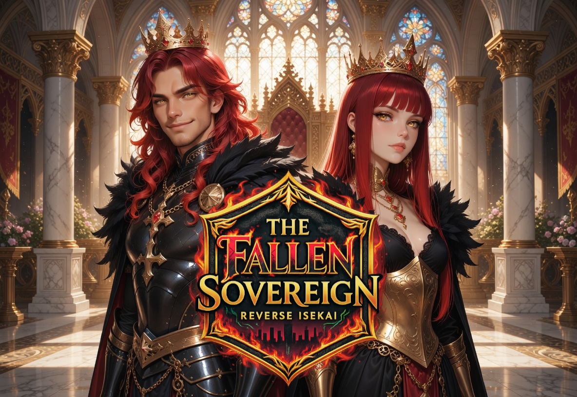 Cover art for 🔥 The Fallen Sovereign: Reverse Isekai🔥(IS 🎭), a romance scenario on AI Dungeon