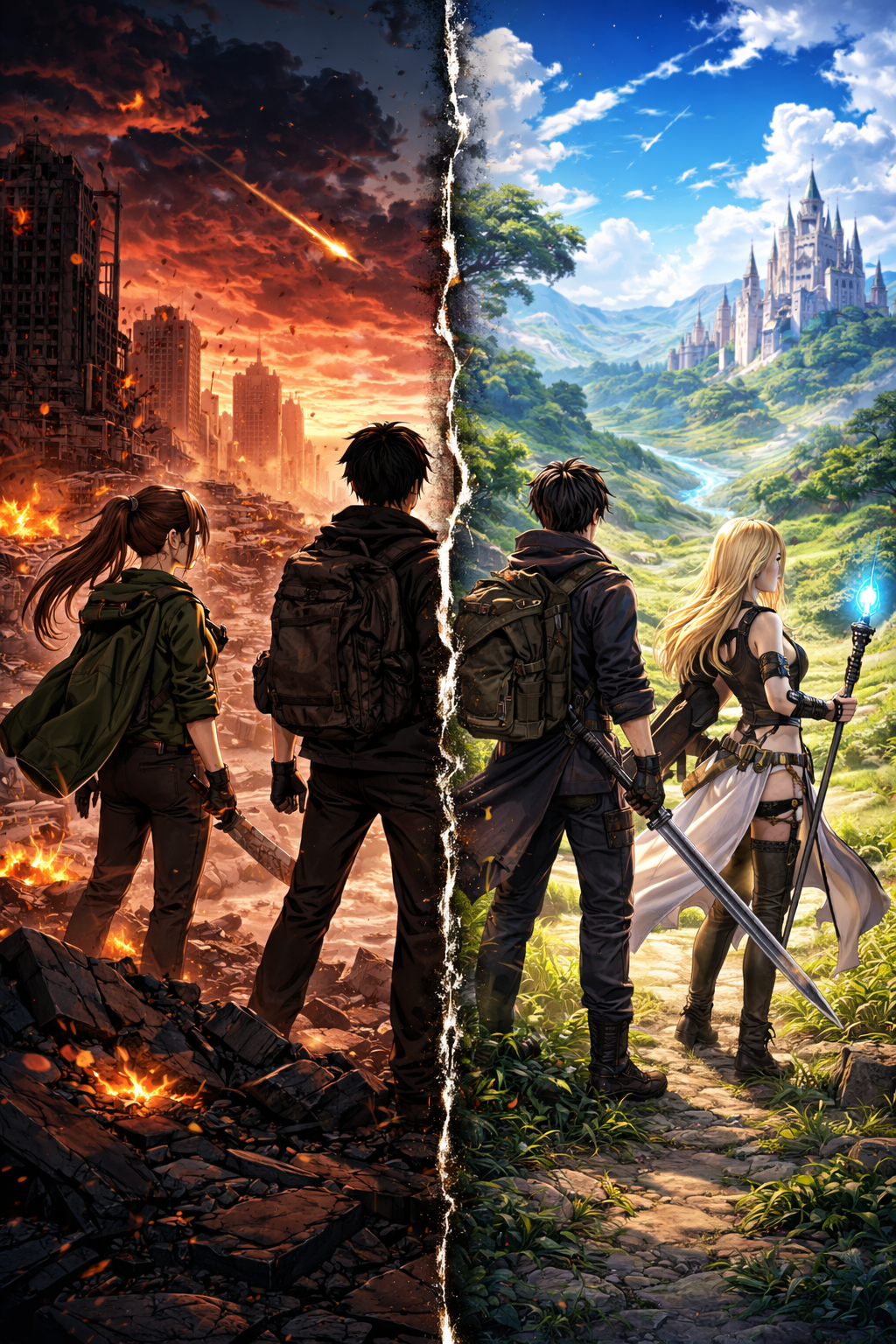 Cover art for Apocalypse 101 - How to survive the apocalypse, a sandbox scenario on AI Dungeon