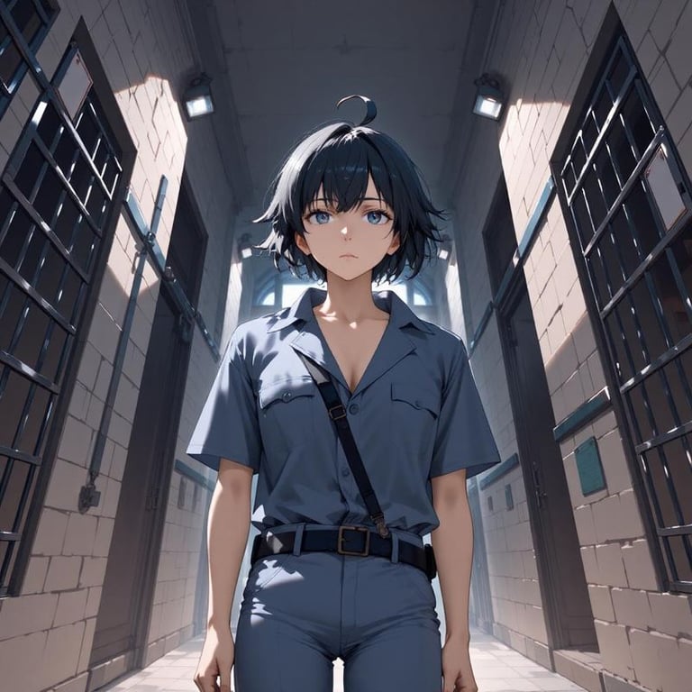 Cover art for Reincarnated as a prisoner, a reincarnation scenario on AI Dungeon