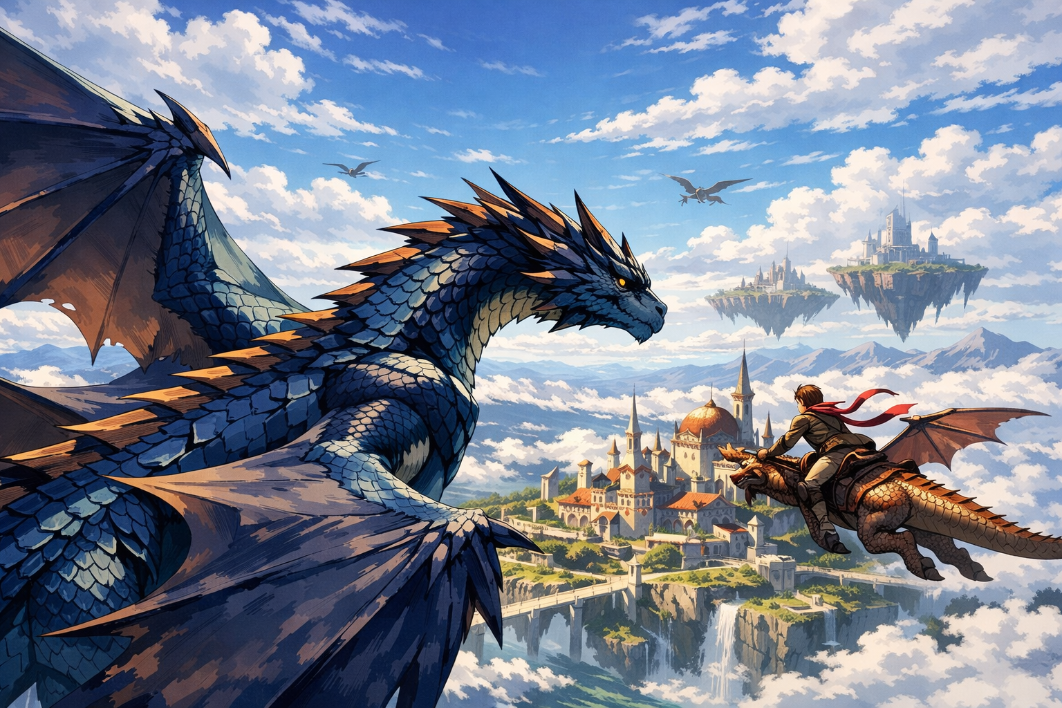 Cover art for Dragon Academy, a sandbox scenario on AI Dungeon