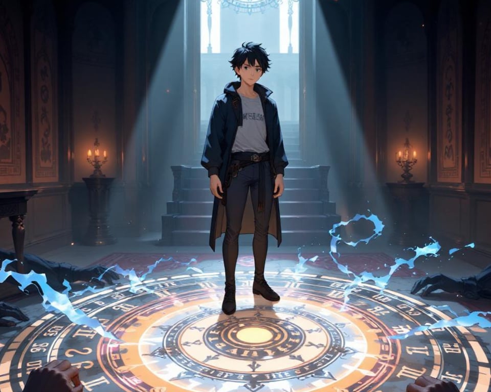 Cover art for Summoned by a..., a summoning scenario on AI Dungeon