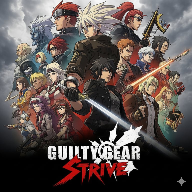 Cover art for Guilty Gear Strive, a guilty gear scenario on AI Dungeon