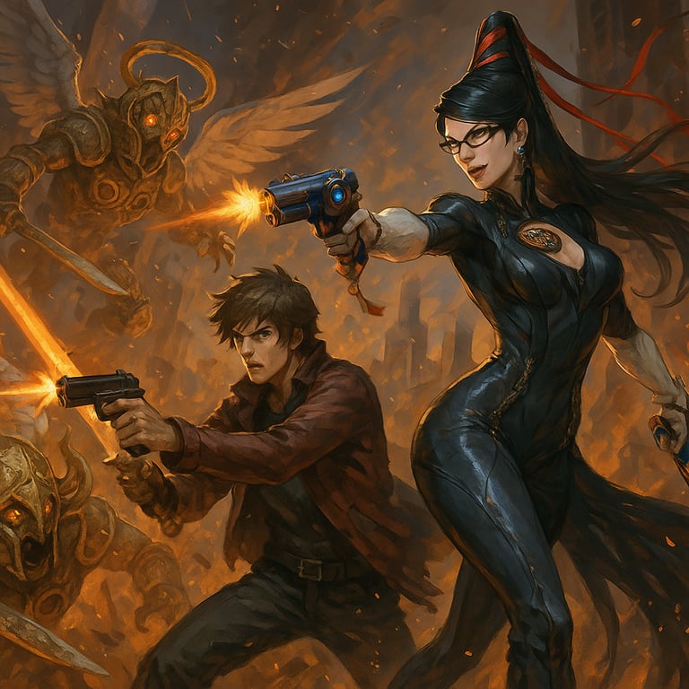 Cover art for Bayonetta – Witch’s Dance, a bayonetta scenario on AI Dungeon