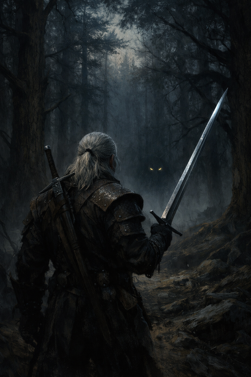 Cover art for Not Worth the Silver , a witcher scenario on AI Dungeon