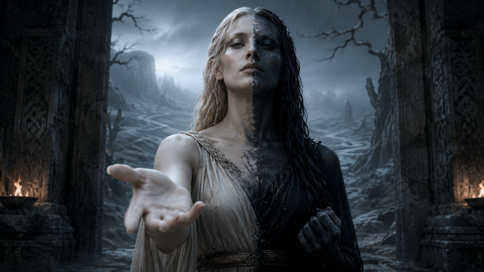 Cover art for The One in Helheim, an innerself scenario on AI Dungeon