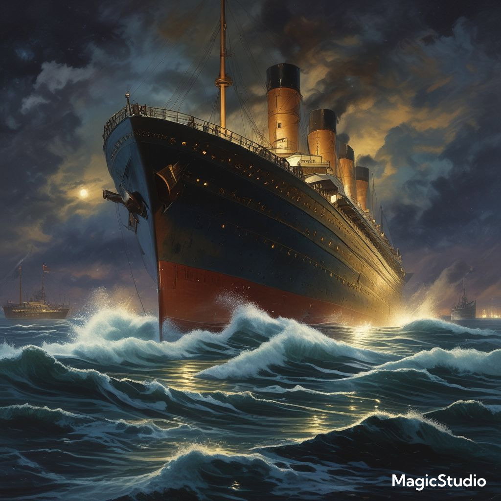 Cover art for ESCAPE THE NIGHT: RMS Titanic, a youtube scenario on AI Dungeon