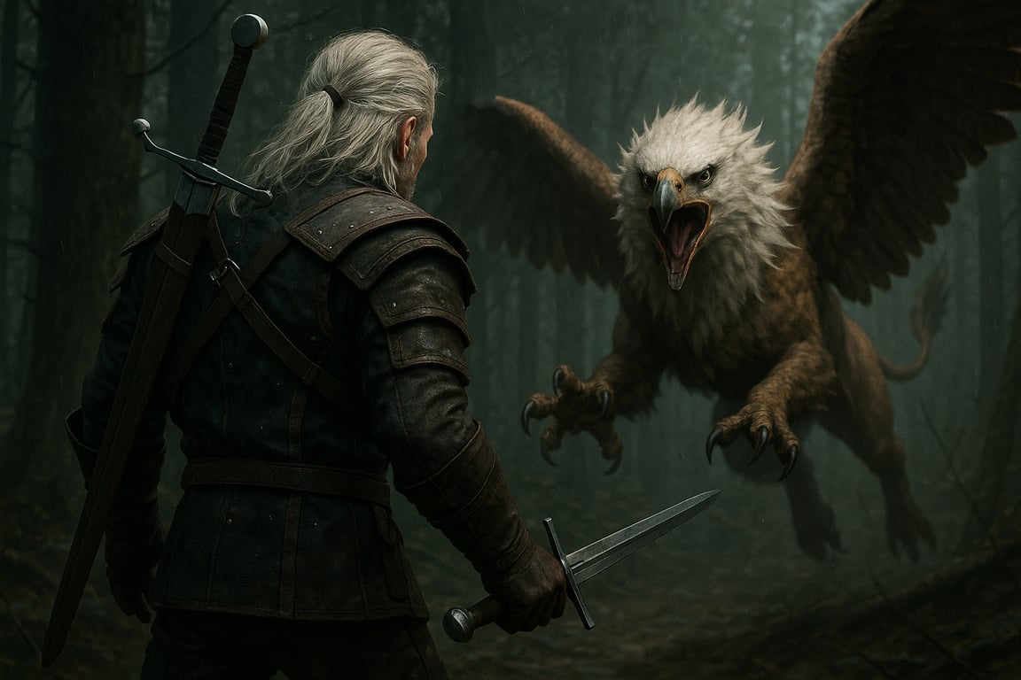 Cover art for You're... You're a Witcher?, a witcher scenario on AI Dungeon