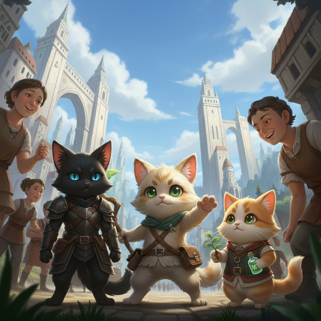 Cover art for Doram : Hooman Expedition, a fantasy scenario on AI Dungeon