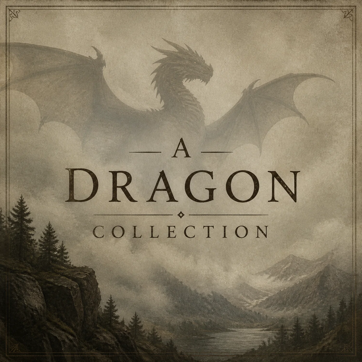 Cover art for A Dragon Collection, a dragon scenario on AI Dungeon