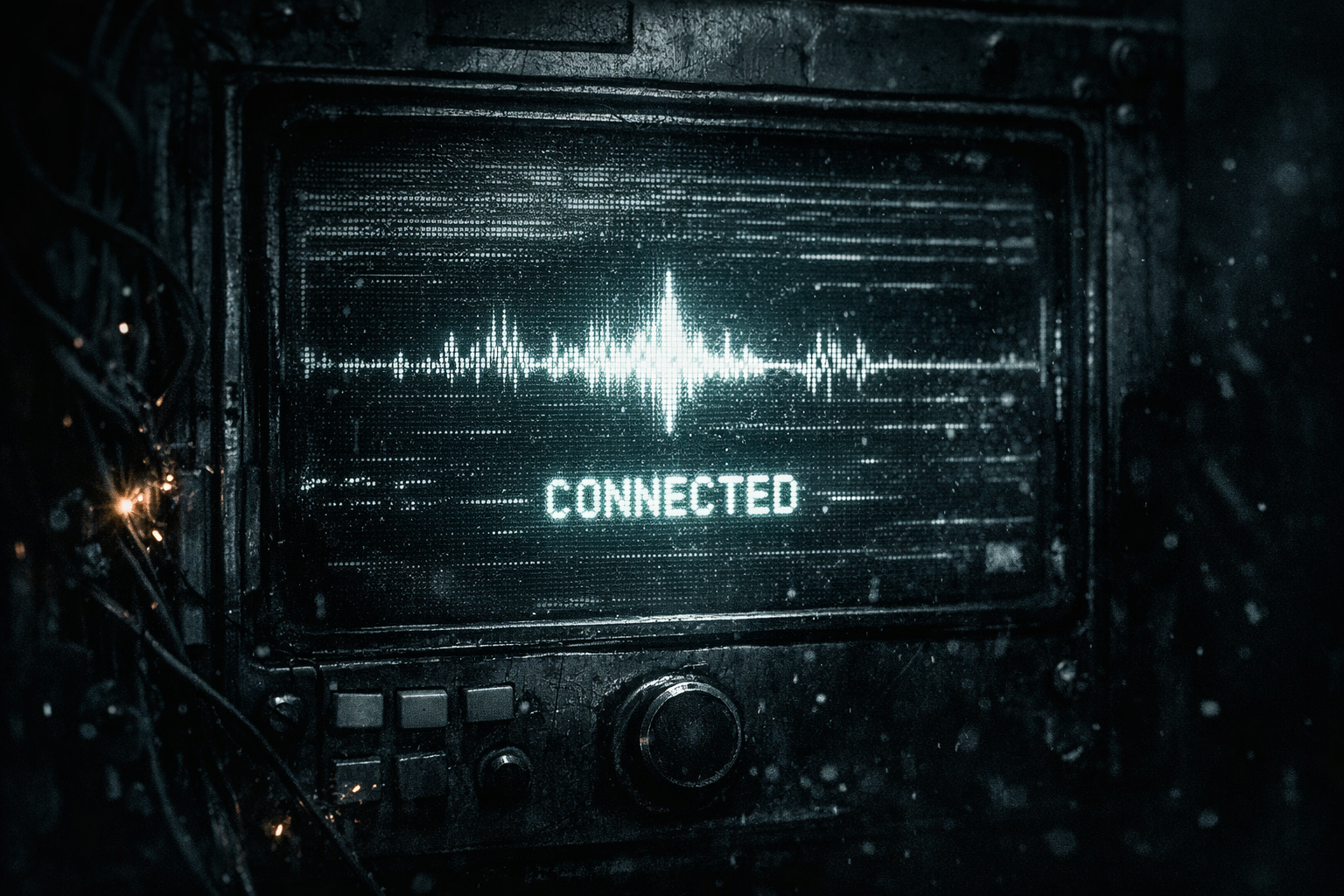 Cover art for THE CONTACT, a mystery scenario on AI Dungeon
