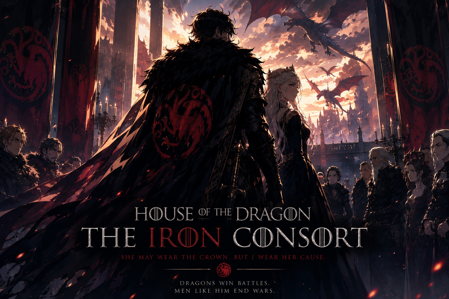 Cover art for House Of The Dragon: The Iron Consort, a house of the dragon scenario on AI Dungeon