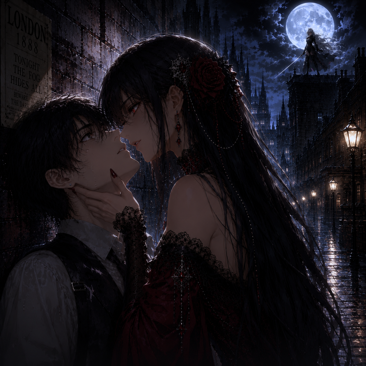 Cover art for Bloodbound: The Hidden World , an anime scenario on AI Dungeon