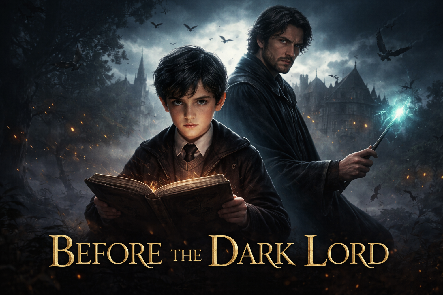 Cover art for Before the Dark Lord, a harry potter scenario on AI Dungeon