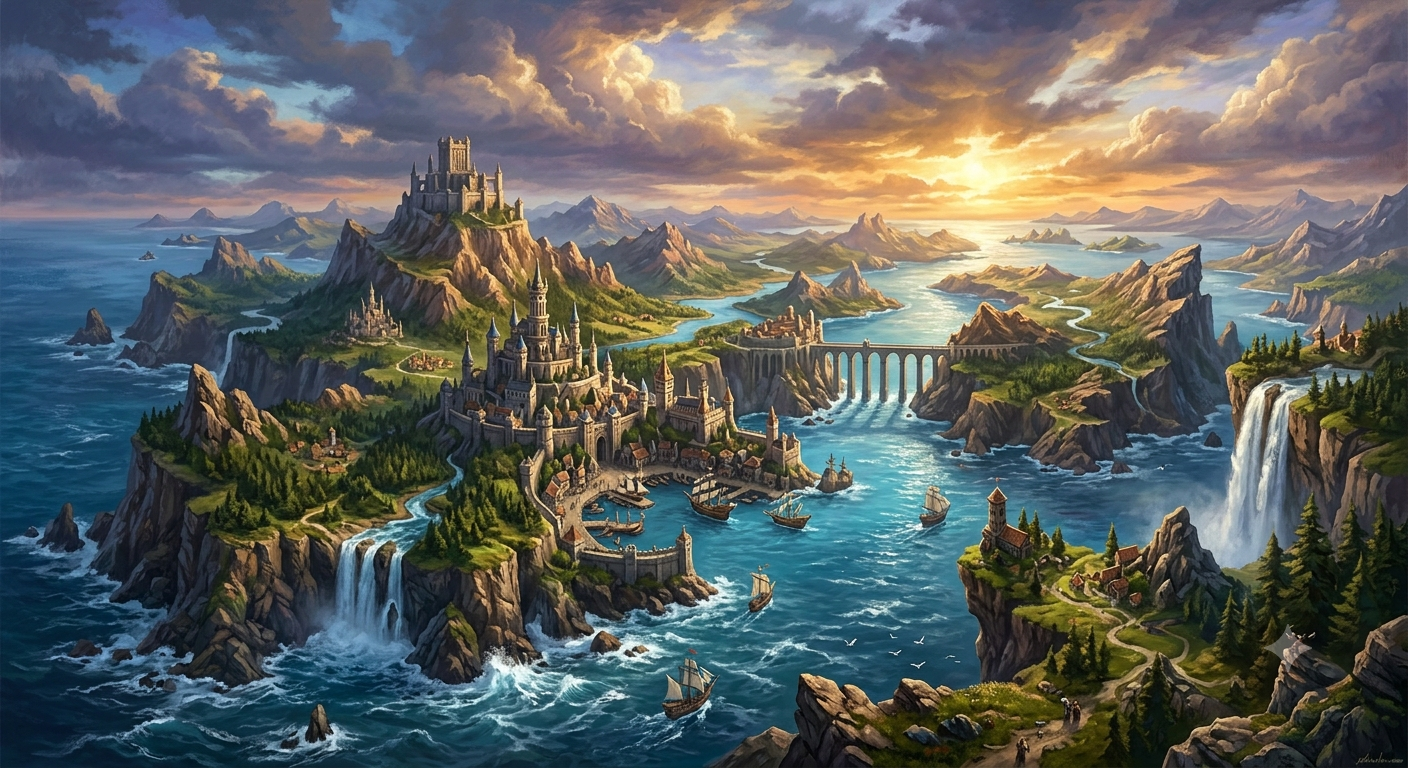 Cover art for Havenumar , a magic scenario on AI Dungeon