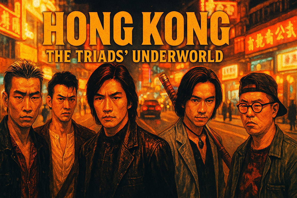 Cover art for Hong Kong: The Triads’ Underworld, a triads scenario on AI Dungeon