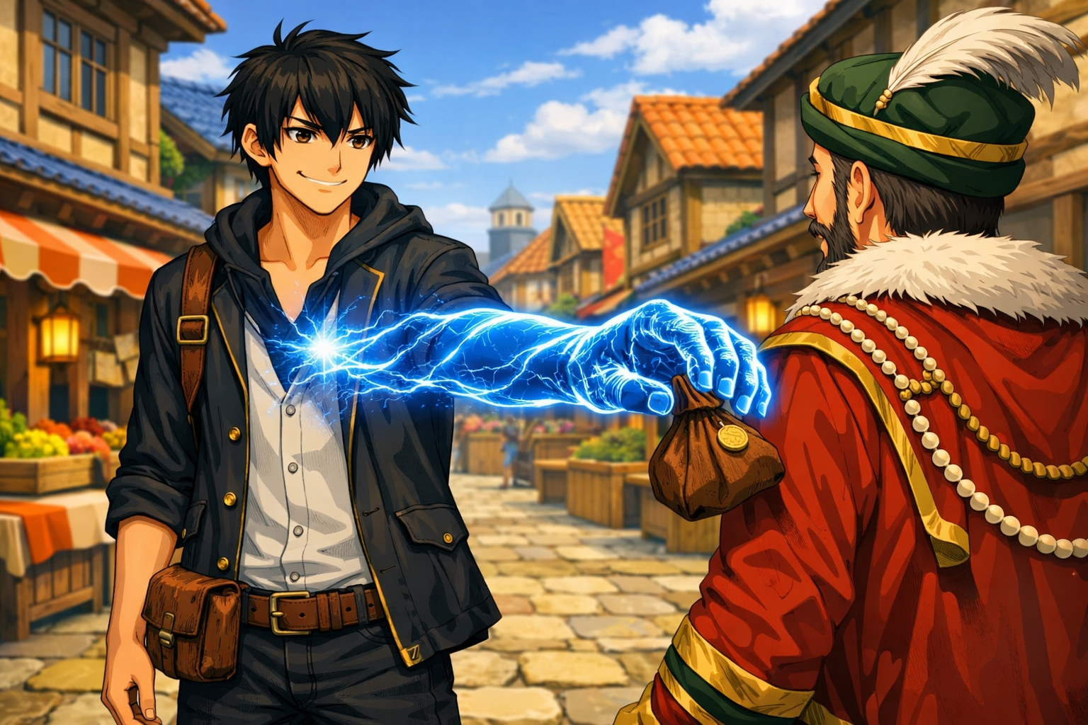 Cover art for The Isekai'd Scoundrel, a magic scenario on AI Dungeon